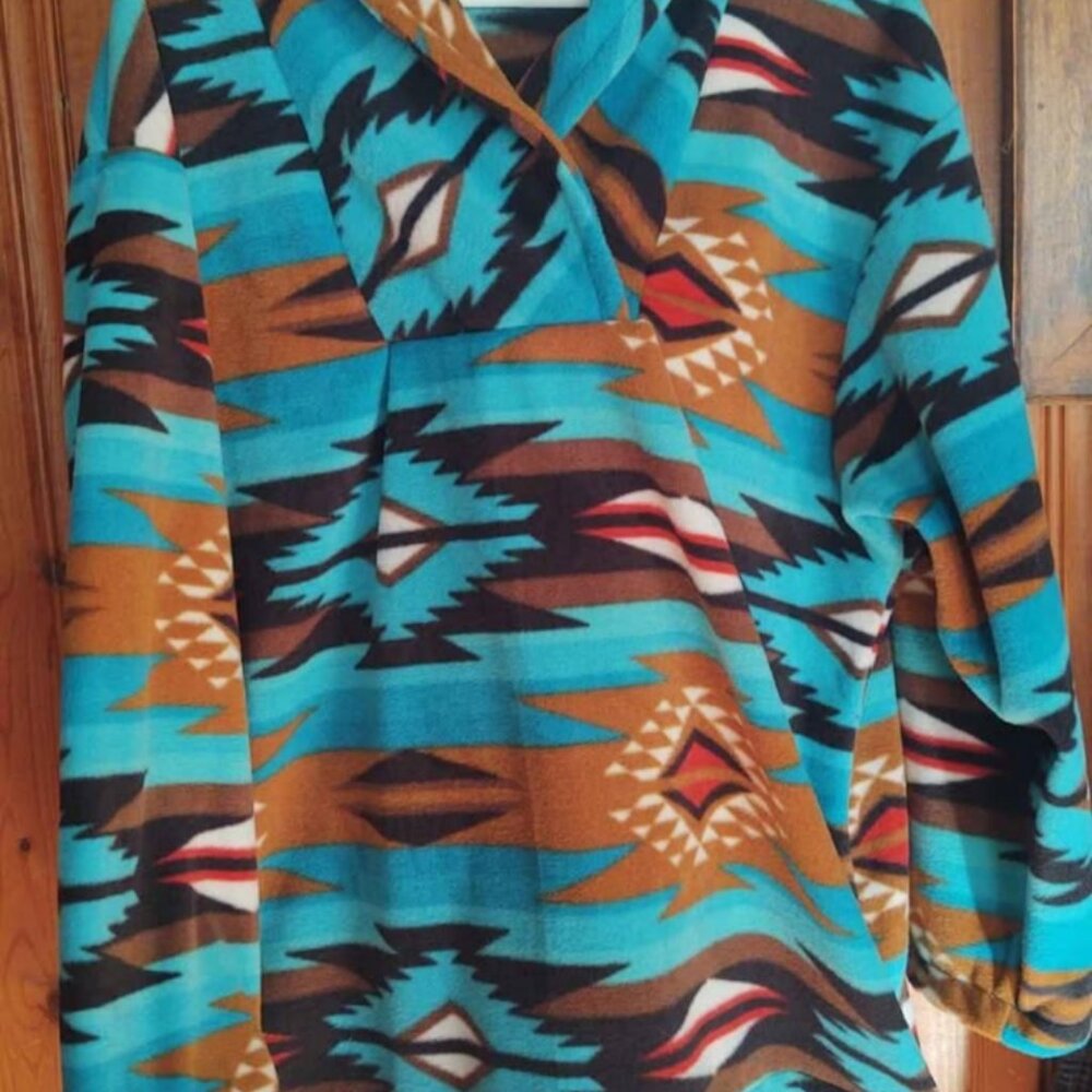 Custom Cowboy Sweater Fleece Pullover